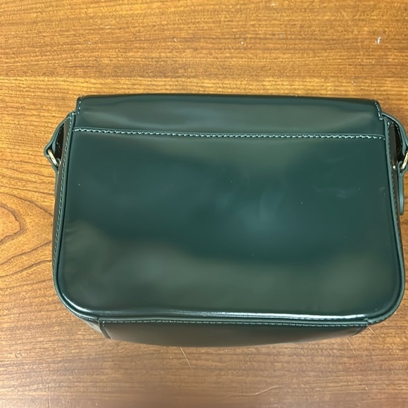 J Crew DARK GREEN Edie crossbody bag in Italian leather BP508 - Picture 5 of 7